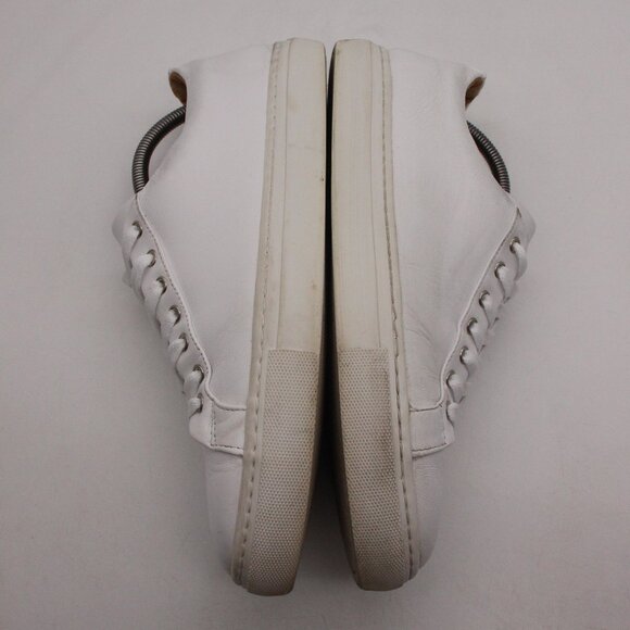 Thursday Everyday Premier Men's Size 11 White Leather Low Top Casual Sneakers - Picture 8 of 9